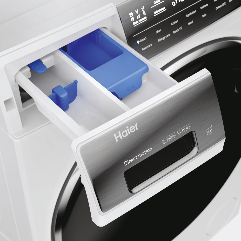 Quiet Mark Haier HWD120B14979 Freestanding Washer Dryer